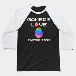 Gamer Easter Egg Gaming Video Game Lover Gifts Kids Boys Baseball T-Shirt